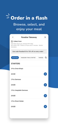Paradise Takeaway App Screenshot 1 of 4