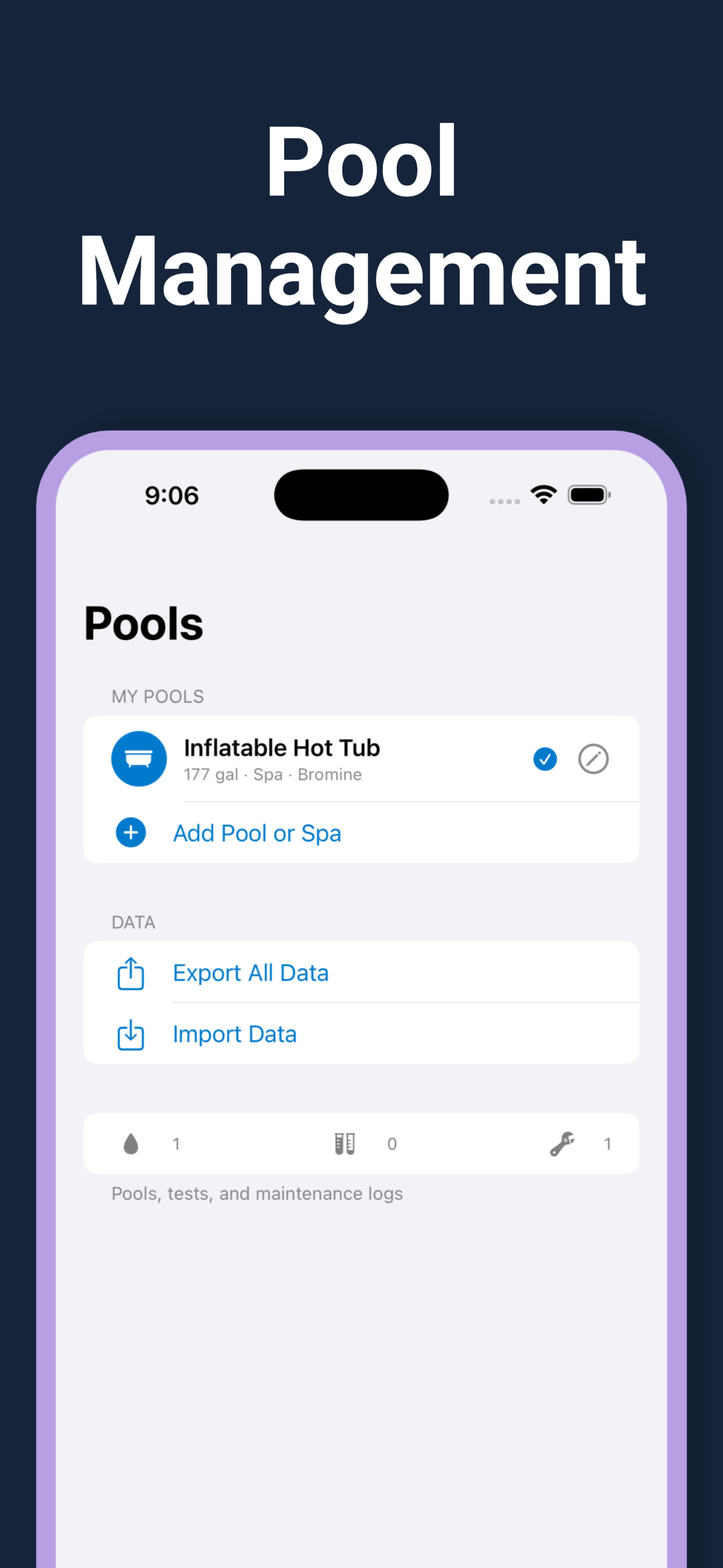 Pool Buddy - Calculator