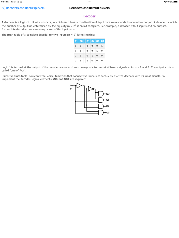 Digital Electronics Guide iPad screenshot