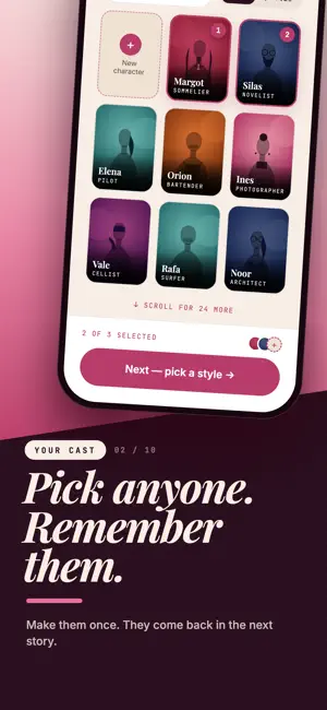 Velvet: AI Romance Stories screenshot 2