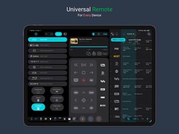 Roomie Universal Remote X iPad screenshot