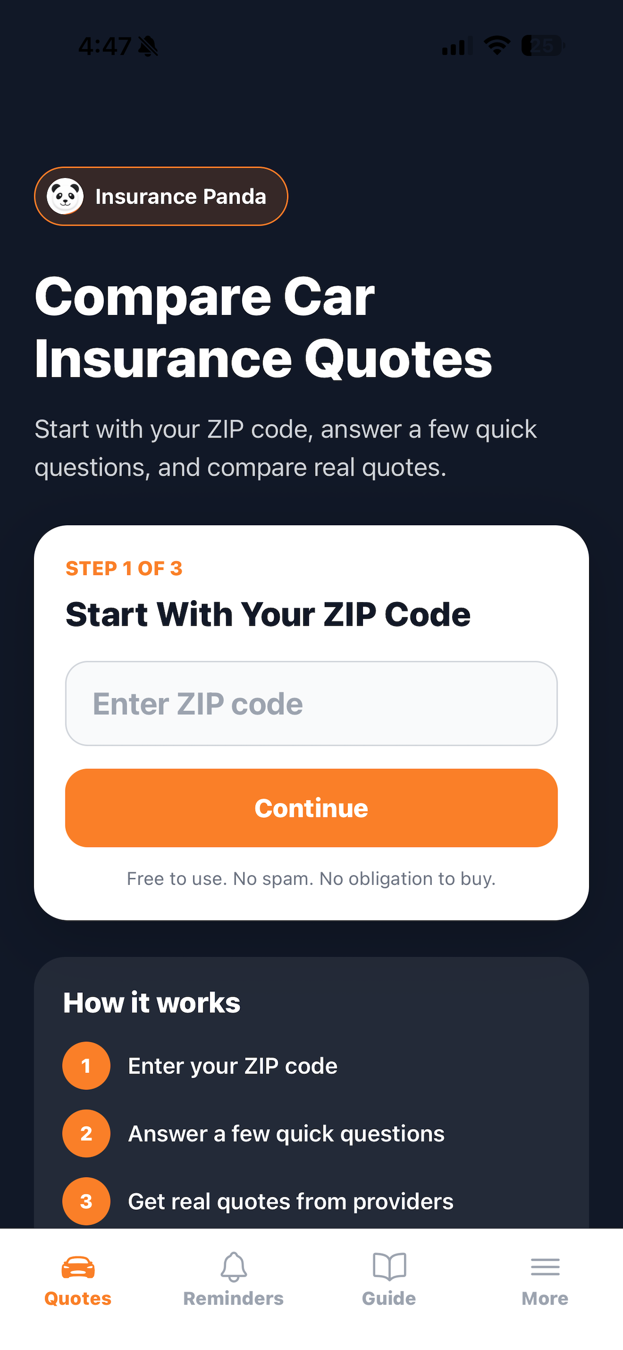 Insurance Panda screenshot 4