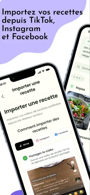 Reciply - Importer recettes screenshot 1