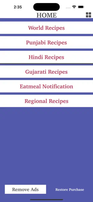 Indian Recipes Regional States screenshot 1