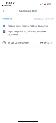Garden Route Driver App screenshot