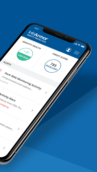 InfoArmor App Screenshot