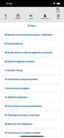 AMS Spring 2026 Central iPhone screenshot
