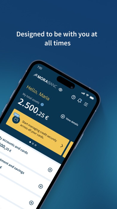 MoraBanc iPhone screenshot 2 - Finance app