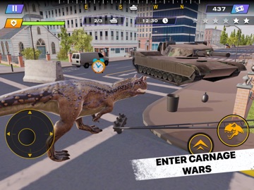 Dino Crash 3D: Hunting World iPad screenshot