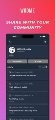 WODME iPhone screenshot
