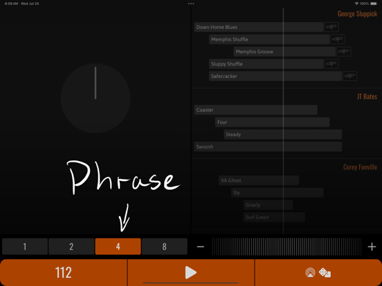 Wheelhouse Beats iPad screenshot 2 - Music app