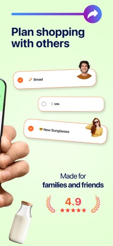 Shared Grocery List - ListX Screenshot 3 of 8