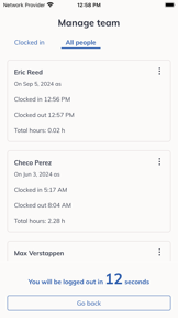 Time by Wagepoint screenshot