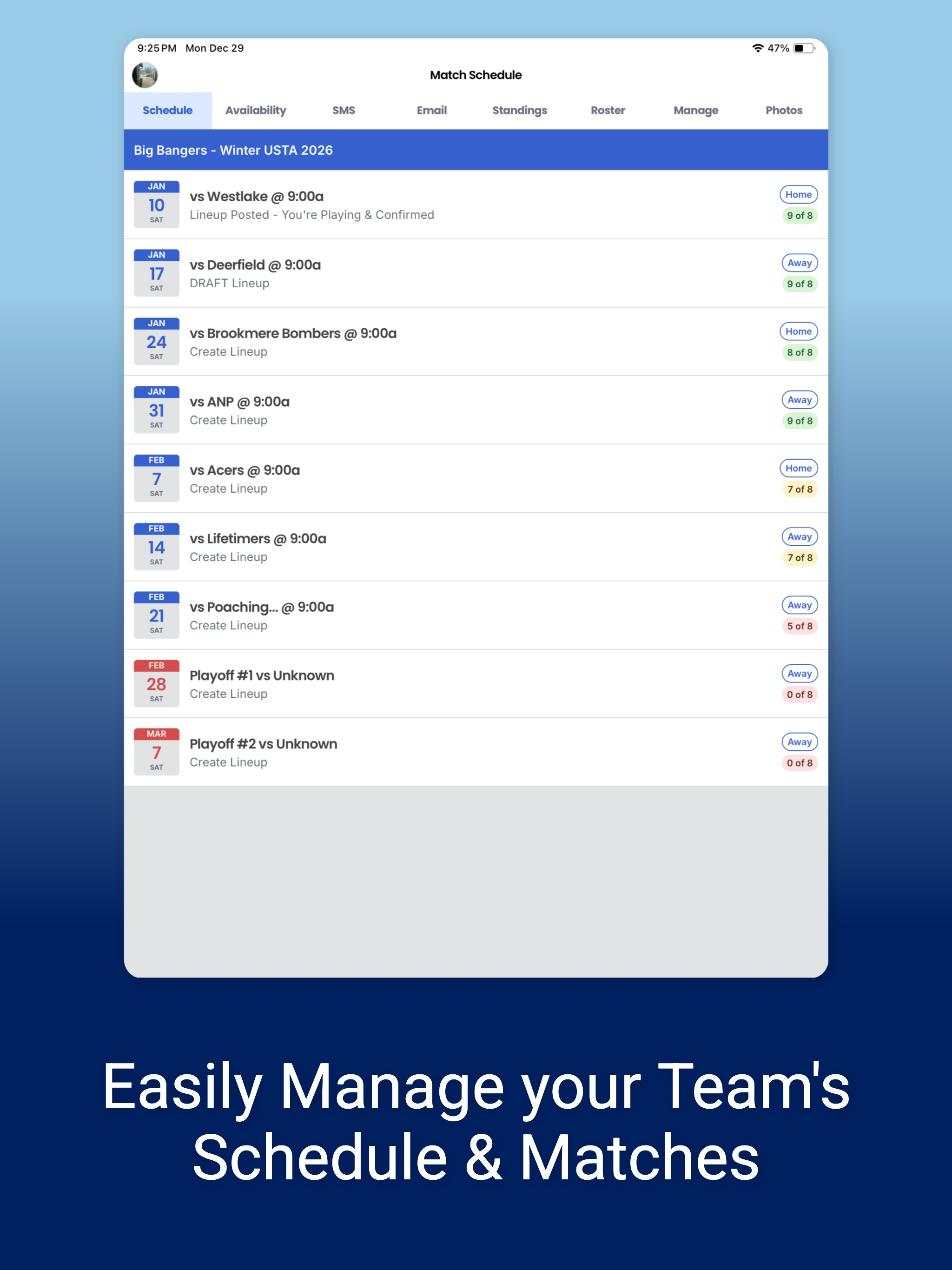 MatchTime Sports screenshot 12