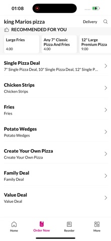 King Marios Pizza Screenshot 3 of 5