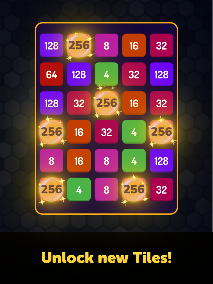 Two Square 2048 Numbers Merge