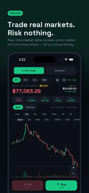 Learn Crypto Trading Simulator screenshot 4