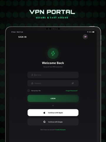 VPN Portal Screenshot 1