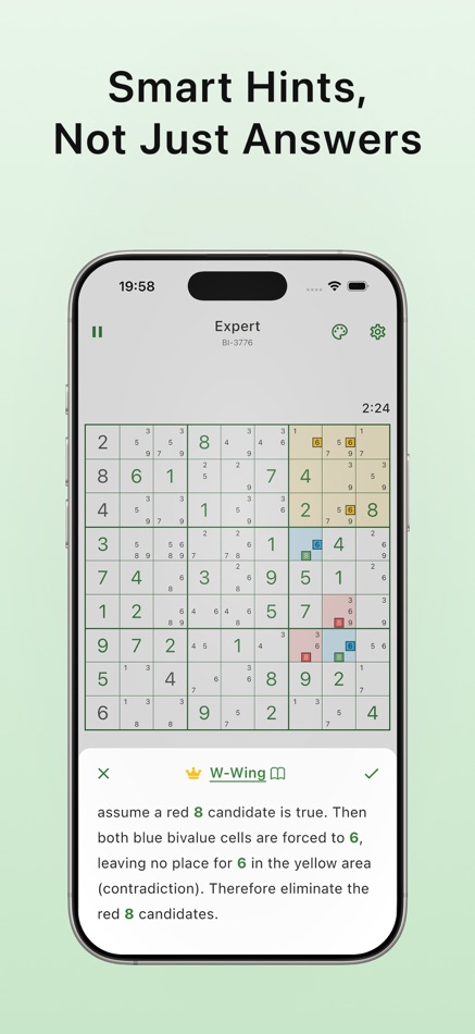 #2. Sudoku Clean - No Ads (iOS) Oleh: 哲庆 史
