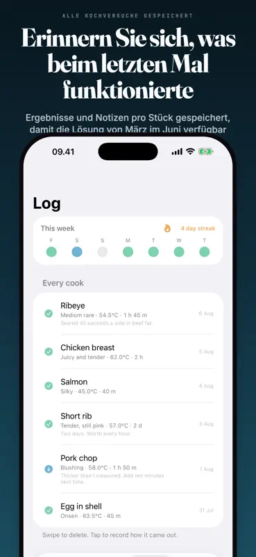 Sous Vide Zeit & Temperatur screenshot 5 of 6
