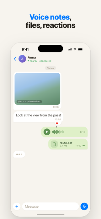 Proxima: Offline Messenger Screenshot 3 of 5