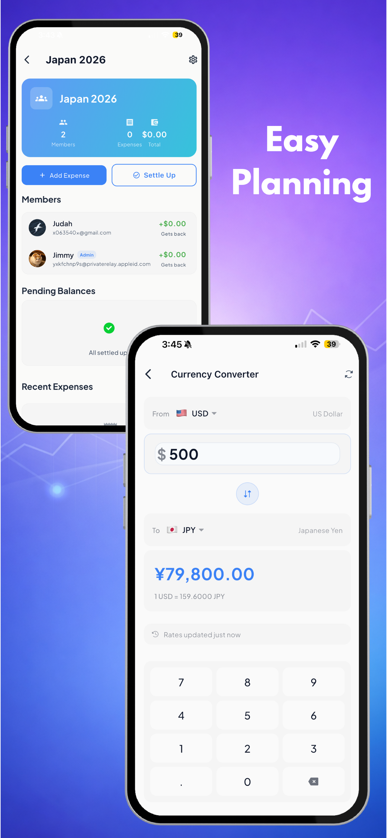 OurTab: Expense Splitting