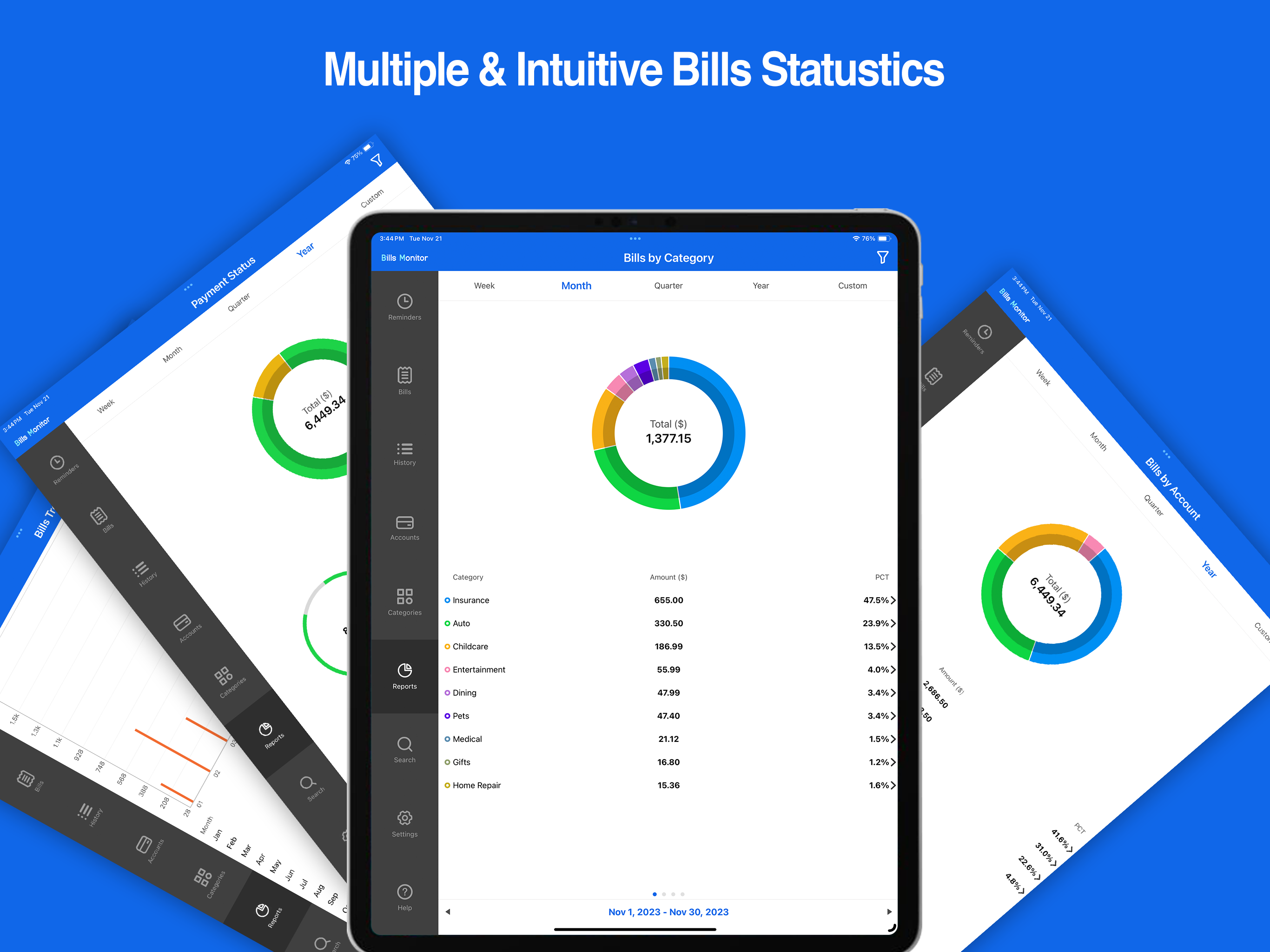 Bills Monitor - Bill Reminder