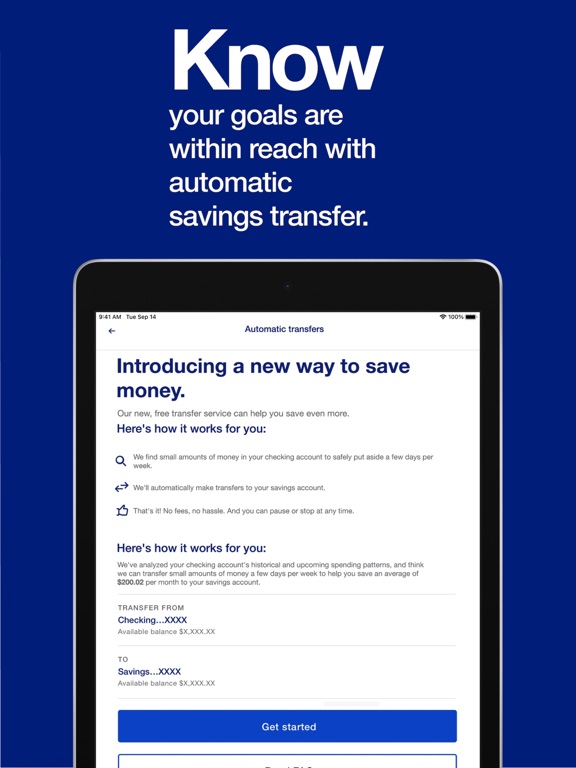 U.S. Bank Mobile Banking iPad screenshot 4 - Finance app