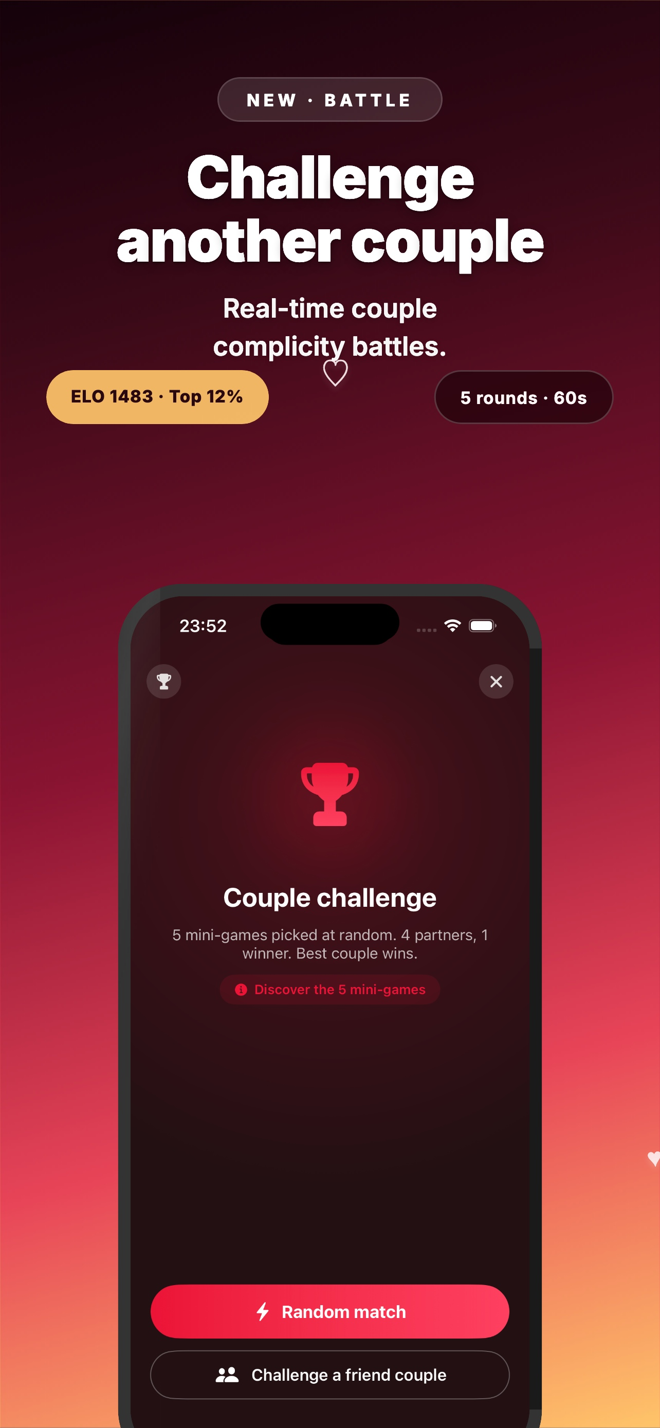 Adeux - Couples & Battle Games screenshot 3