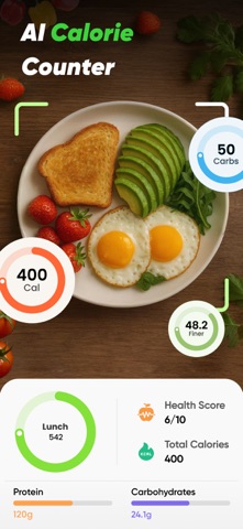 Nutri.AI: Food Calorie Counter iPhone screenshot