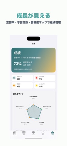 色彩技能パーソナルカラー検定 モジュール2 のスクリーンショット