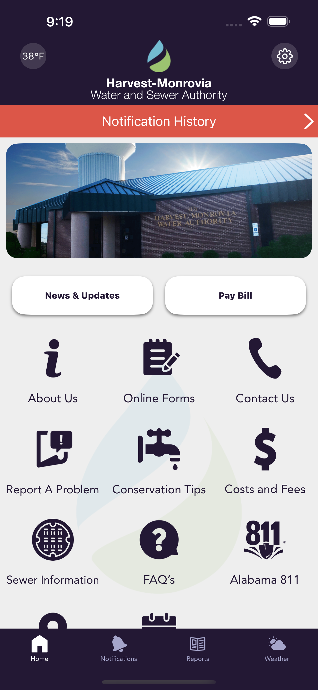 Harvest-Monrovia Water