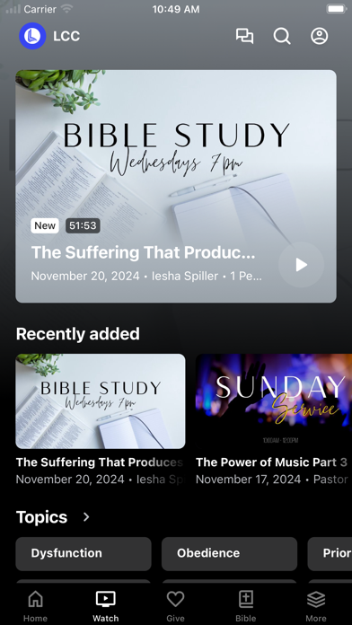 Screenshot 2 of Life Change Church - Texas App