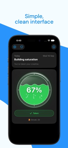 CreaTake: Creatine Tracker Screenshot 4 of 5
