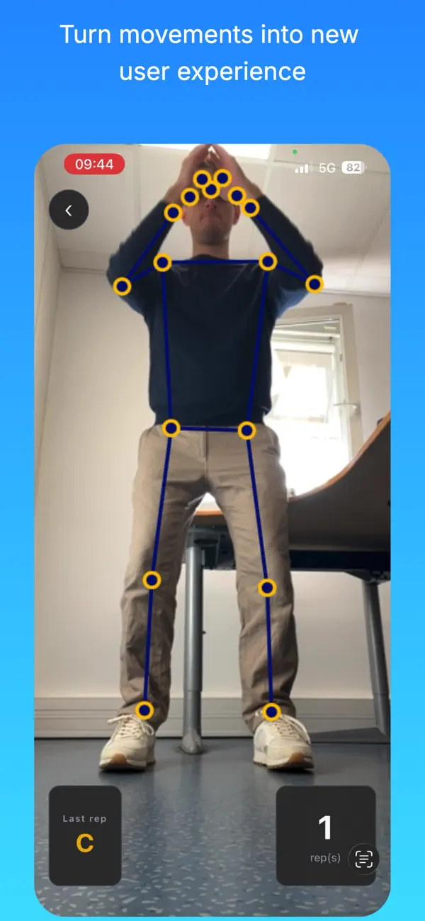 #3. PoseTracker AI (iOS) Ved: Movelytics