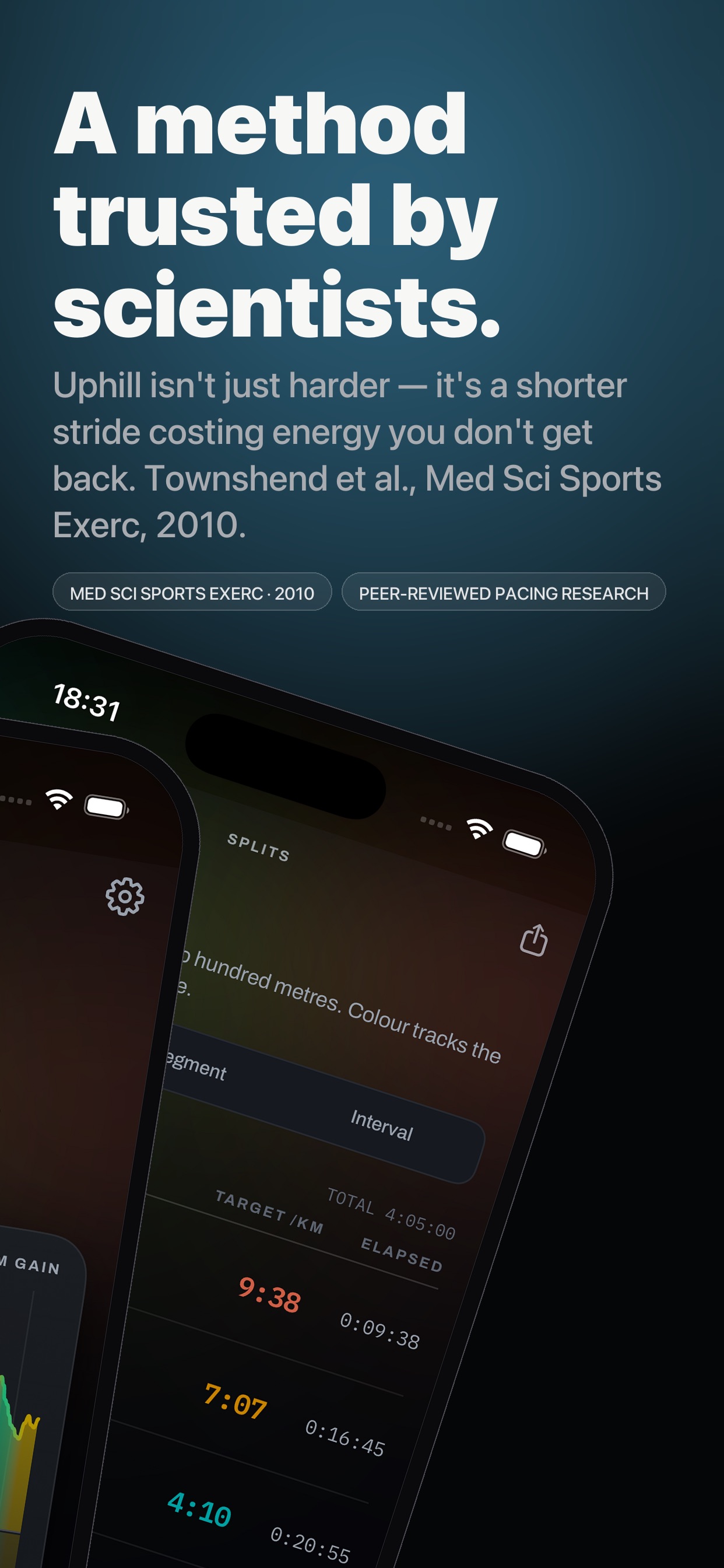 Screenshot 2 of Gradient: Marathon Pacer