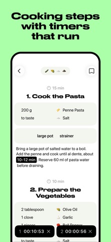 Mild: Recipe Finder iPhone screenshot