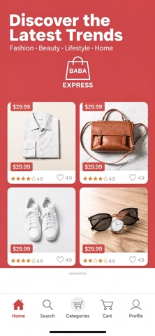 Baba Express Marketplace iPhone screenshot