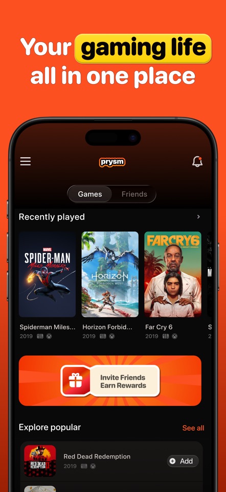 Prysm: Game Backlog Tracker screenshot 1
