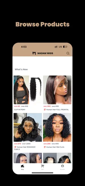MADAM WIGS screenshot 1