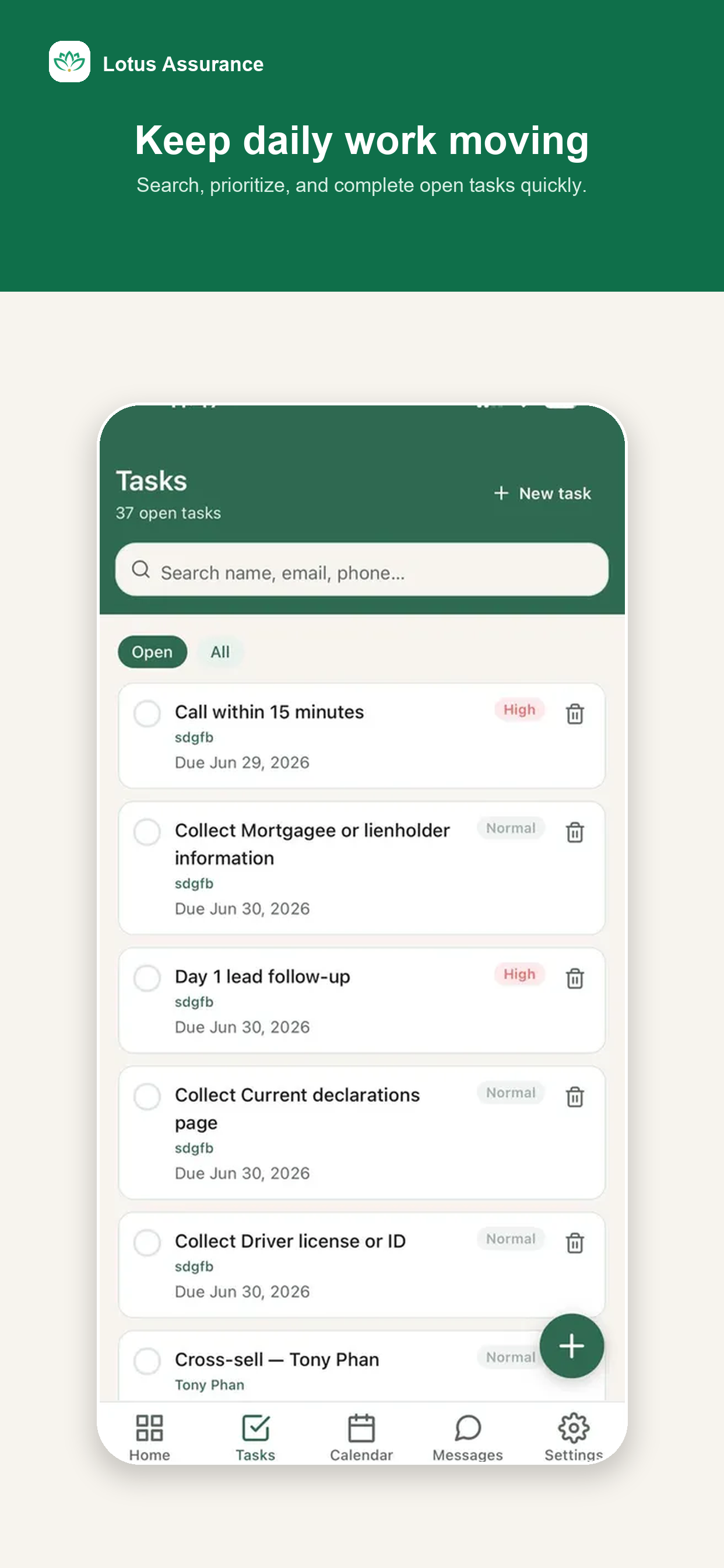 Lotus Assurance screenshot 4