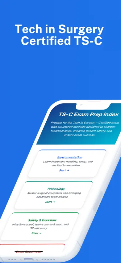 TSC Prep: Tech in Surgery screenshot 1