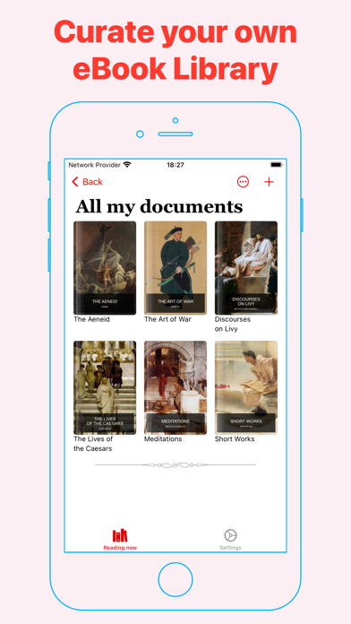 PDF Library eBook Reader Screenshot
