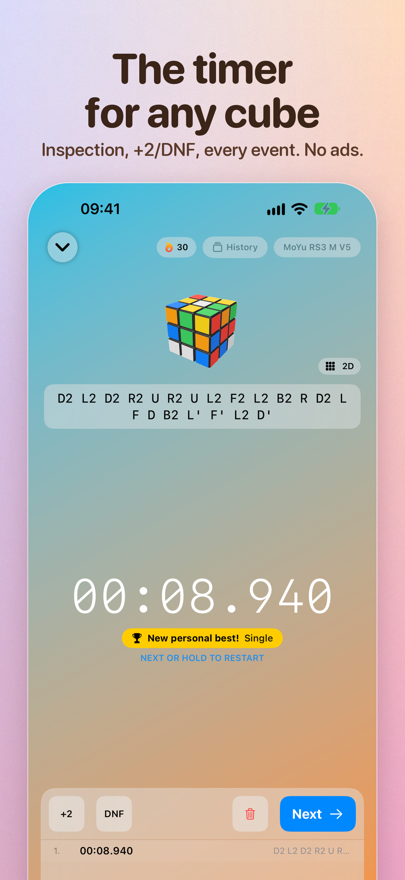 SpeedCube Timer: Rubik's Cube