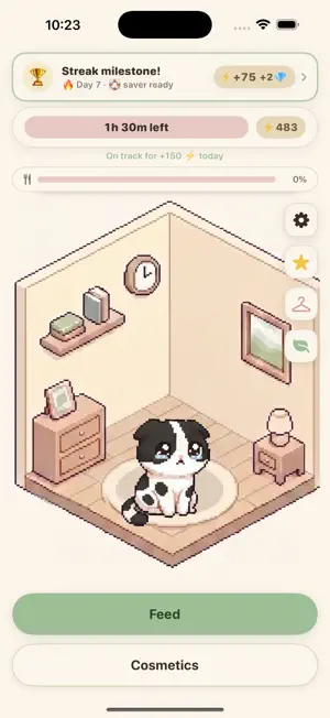 Unhooked: Screen Time Pet screenshot 4