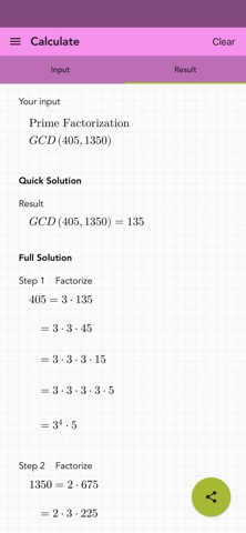 Greatest Common Divisor Solver Screenshot 2 of 9