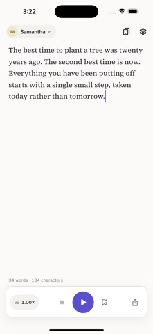 InstantVoice: Text to Speech Screenshot 2 of 3