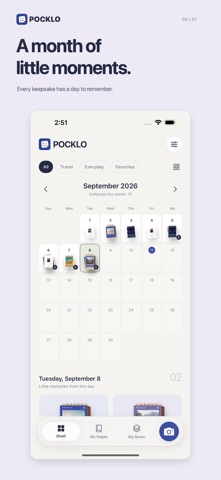 POCKLO: Photo Scrapbook iPhone screenshot