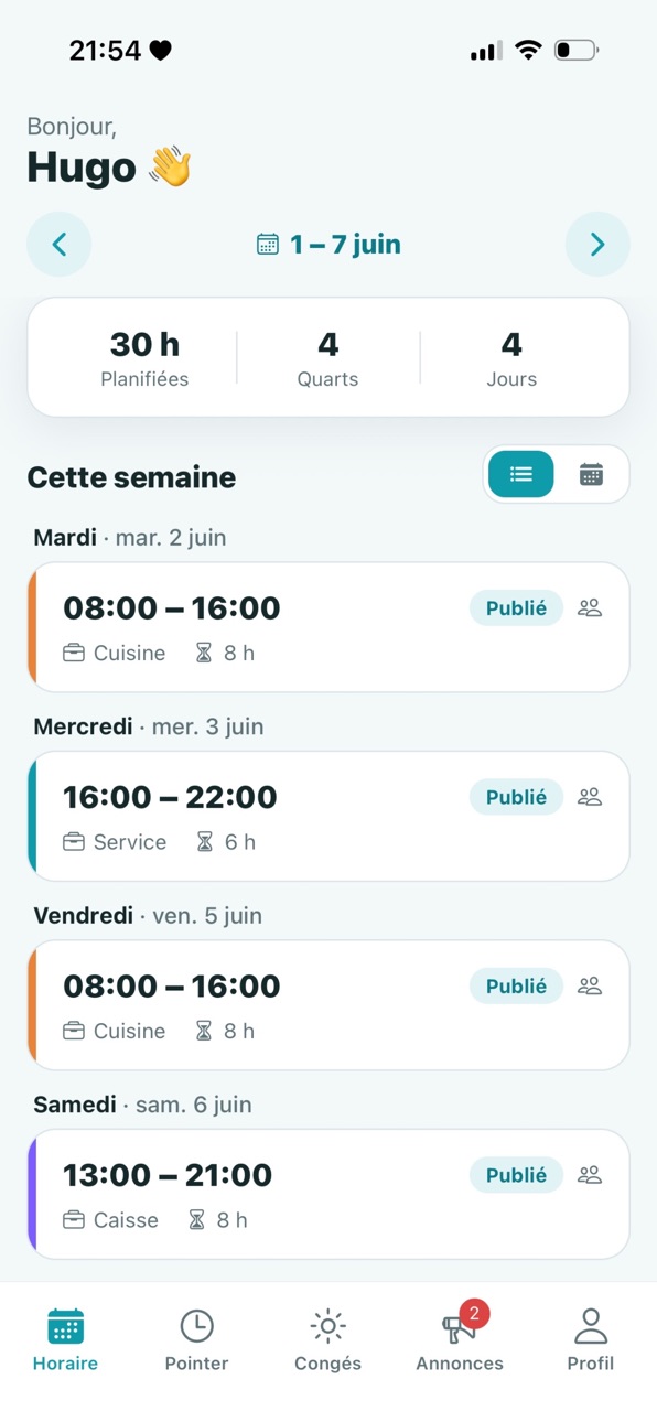 iPhone screenshot