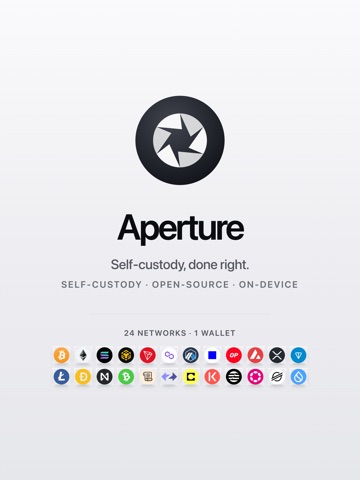 Aperture: BTC & Crypto Wallet iPad screenshot 10